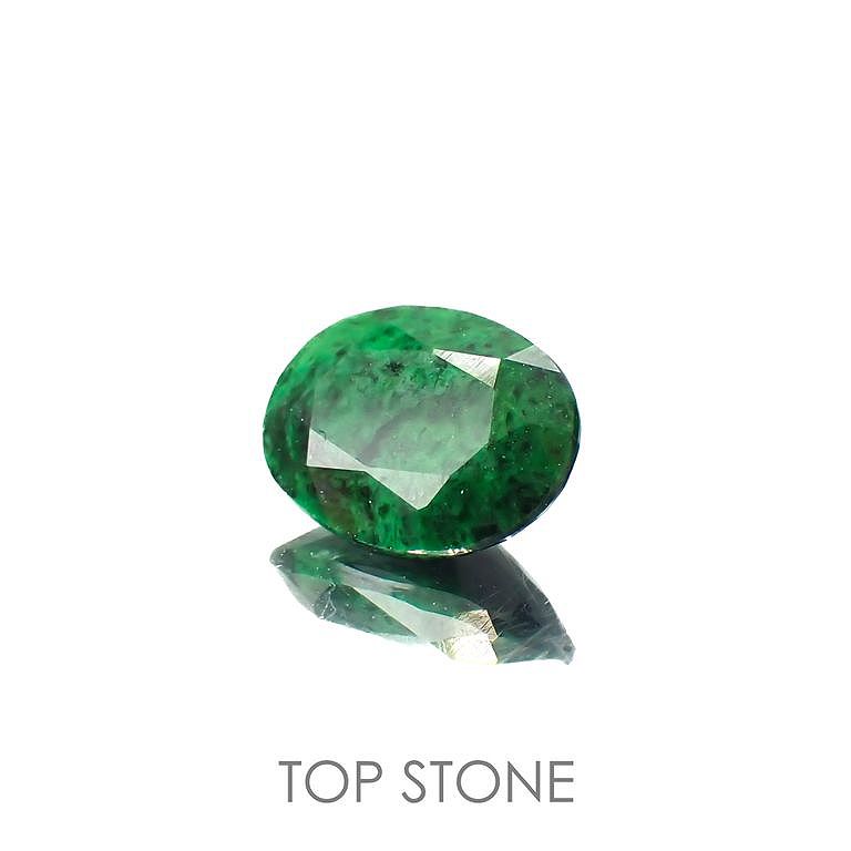 モーシッシ(宝石名マウシットシット)ビルマ産 1.35ct 識別済[220717071]8.6x6.7mm前後