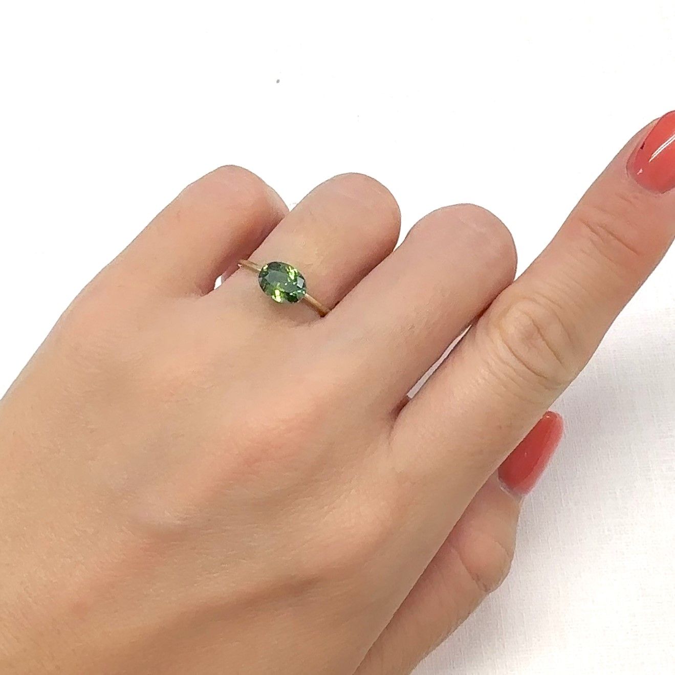 グリーンスファレライト ブルガリア産 1.44ct[240929135]7.9x6mm前後
