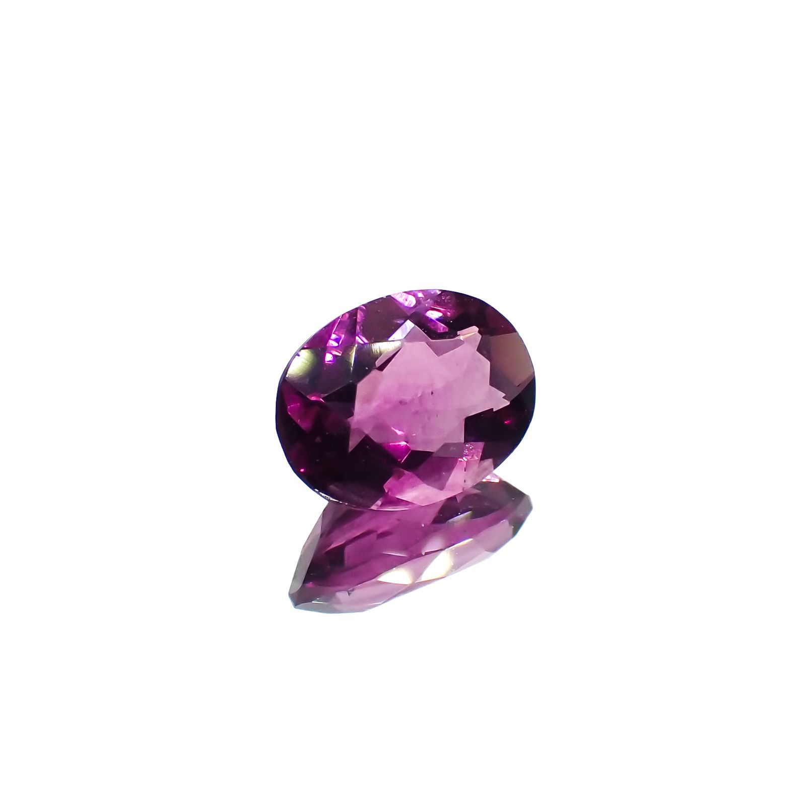 ピンクパープルフローライト 中国産 1.44ct[221018444]8.2x6.2mm前後