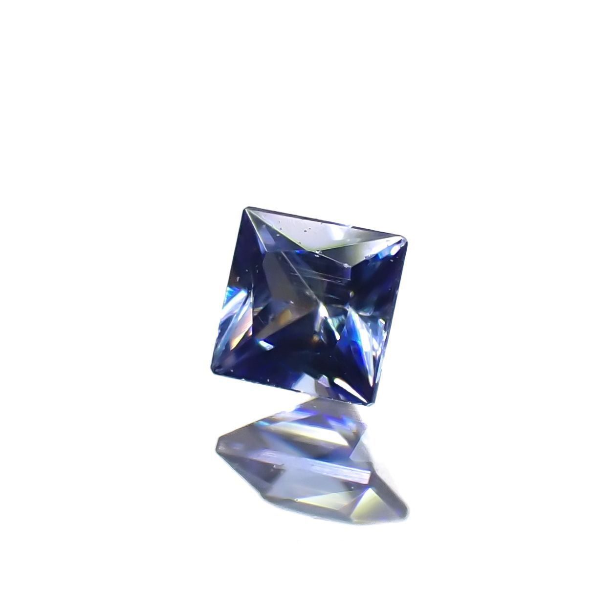 ◇プリンセスカット◇ベニトアイト アメリカ・カリフォルニア州産 0.088ct[221219599]2.3x2.3mm前後