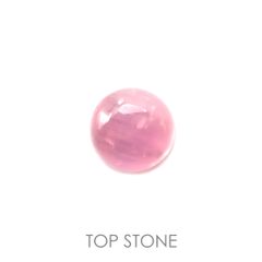 ペツォッタイトキャッツアイ(ラズベリル)(宝石名ペツォッタイト・キャッツアイ)マダガスカル産 0.375ct ソ付(彩珠)[220114353]4.2x4.2mm前後