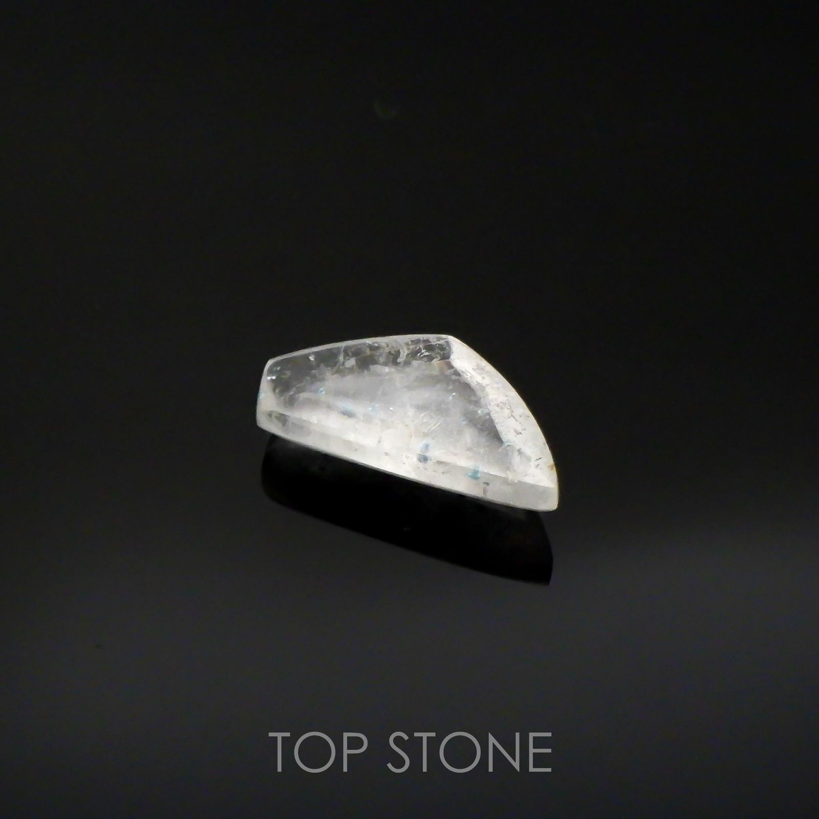 ◇カスタムカット◇パライバクォーツ ブラジル産 4.54ct[220616619]16.8x9.1mm前後