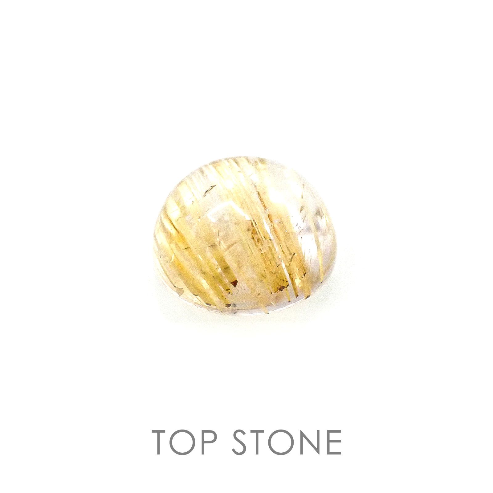 ルチルクォーツ ブラジル産 ルース 1.49ct[20084484]7.1×7.1mm前後