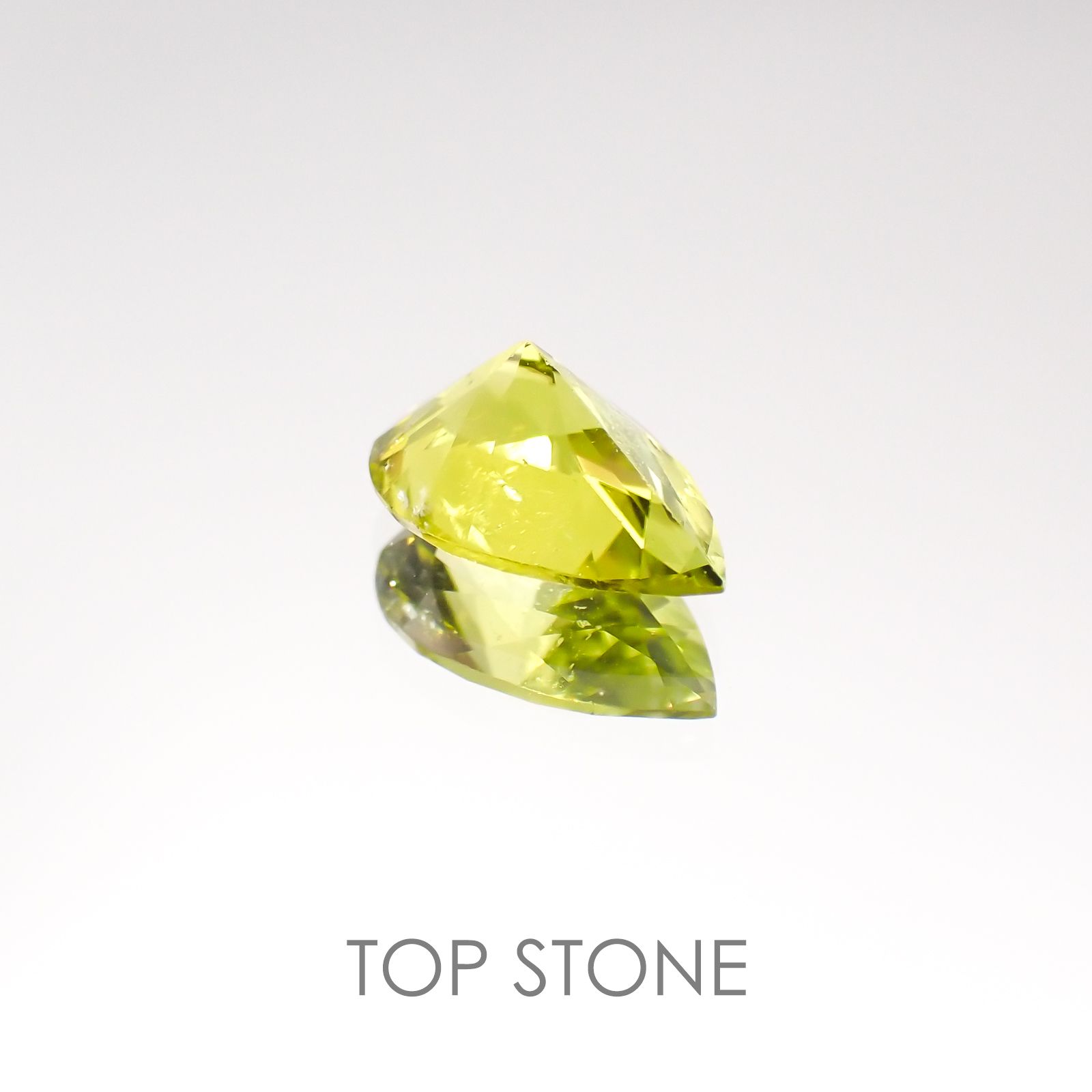 カナリートルマリン モザンビーク産 ルース 1.05ct[20117432]8.6×5.7mm前後