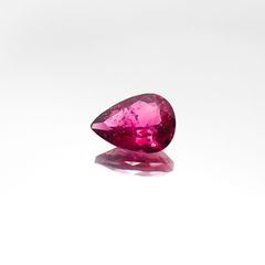 パープルトルマリン(宝石名パープル・トルマリン)ブラジル産 0.98ct 識別済[231023897]8.1x6mm前後