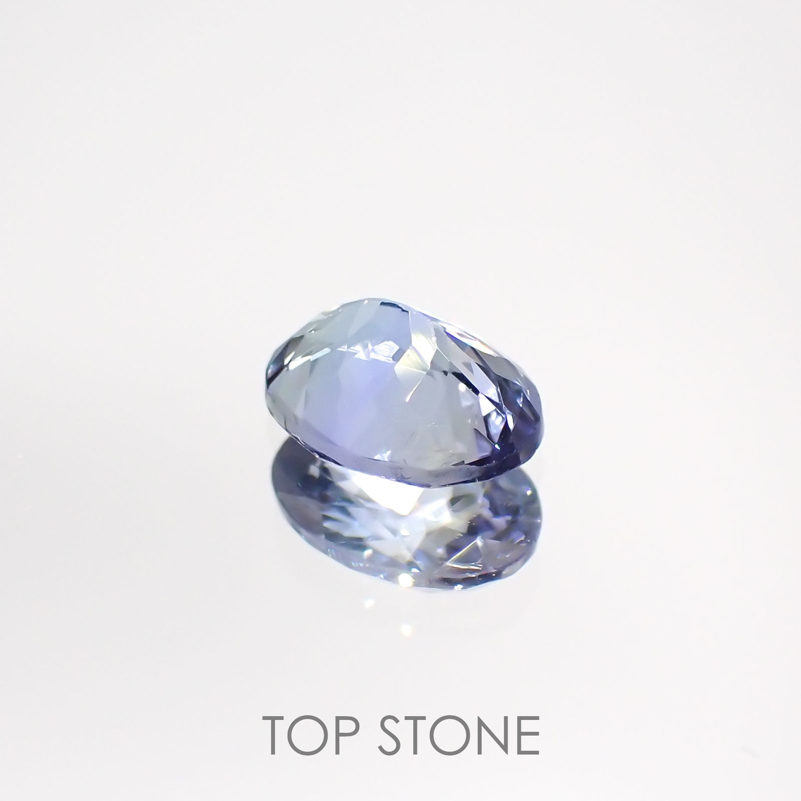 バイカラータンザナイト(ゾイサイト) タンザニア産 ルース 1.14ct[210812654]7.7×5.7mm前後