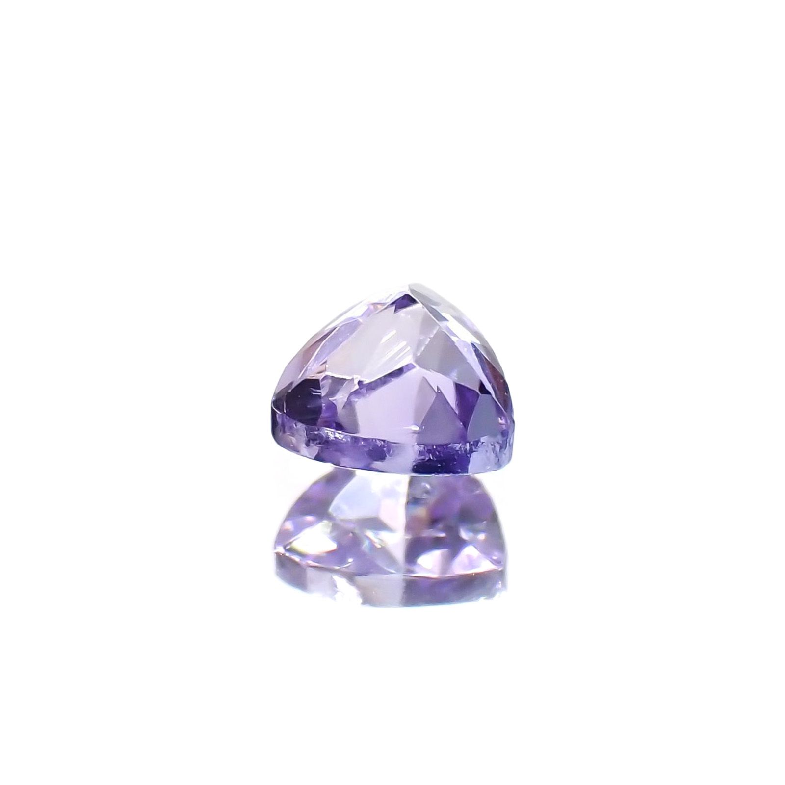 バイオレットゾイサイト(宝石名バイオレット・ゾイサイト)タンザニア産 識別済 0.29ct / 3.9x4mm前後 [220114948]
