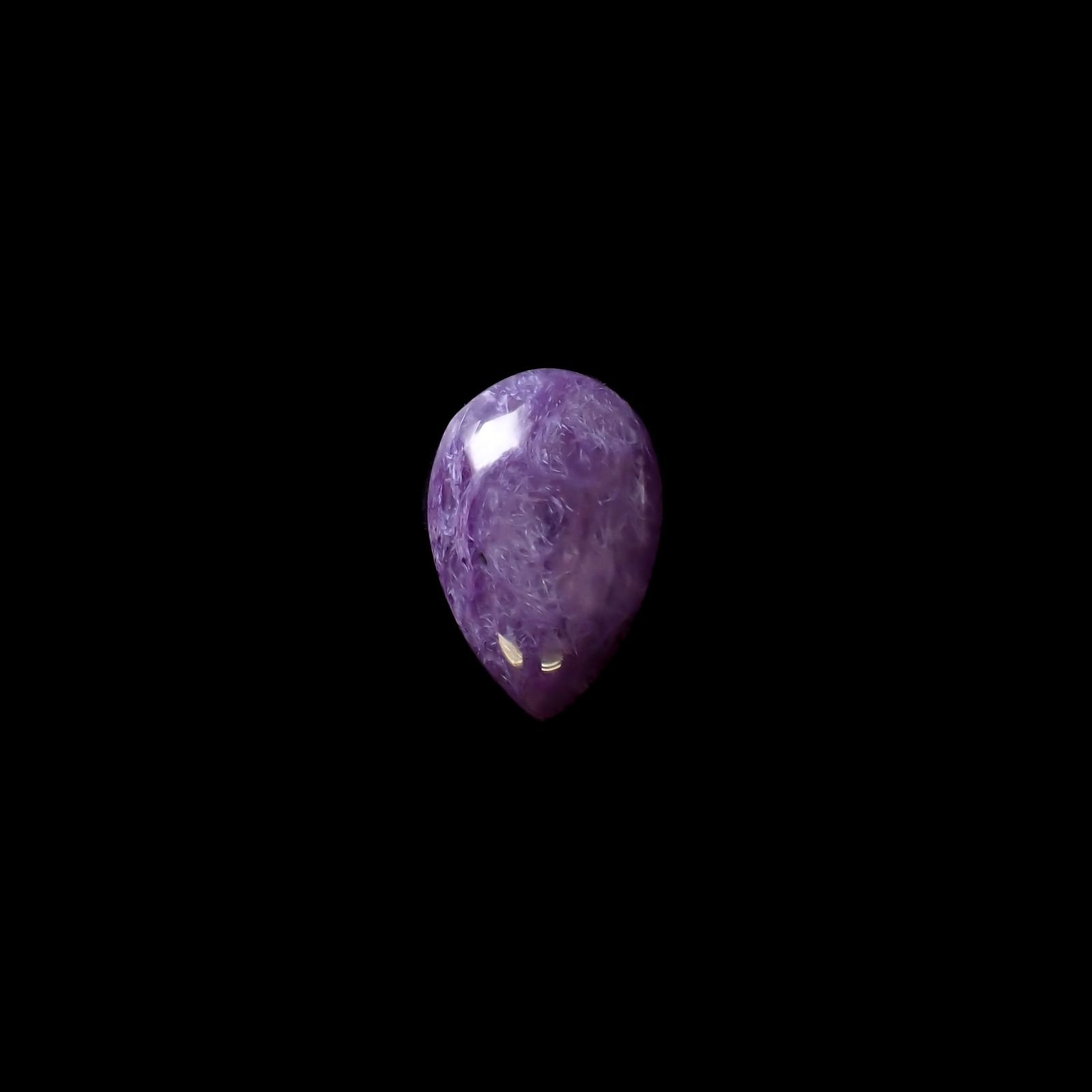 エンジェルシリカ(チャロアイトクォーツ) ロシア産 22.31ct [241029389]25.4x16.9mm前後