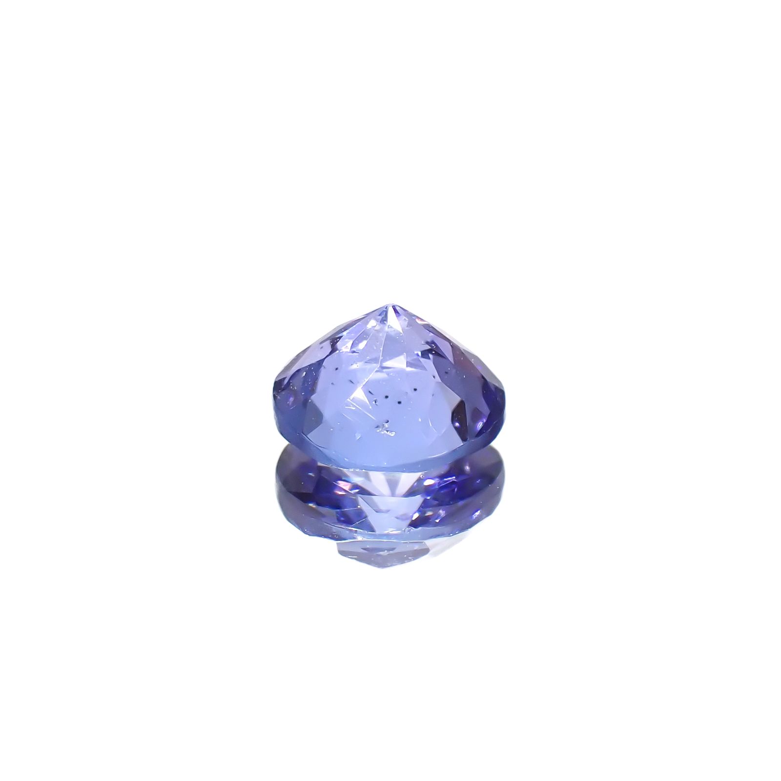 タンザナイト(宝石名タンザナイト)タンザニア産 0.86ct 識別済[240628333]6.1x6.1mm前後