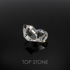 ハーキマーダイヤモンド(宝石名クォーツ) アメリカ・ニューヨーク州産 原石・結晶 2.49ct 識別済[20117549]11.3×6.7mm前後