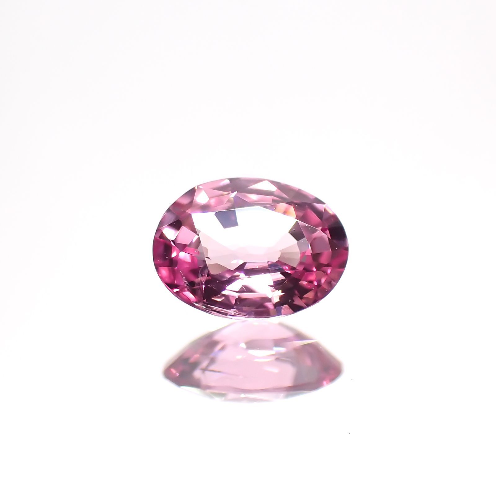 パパラチャサファイア(宝石名サファイア/別名パパラチャ・サファイア) スリランカ産 0.333ct DGL鑑付[21019428]4.9×3.7mm前後