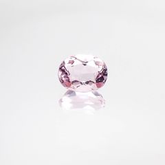 ピンクフローライト(宝石名ピンク・フルオライト) ブラジル産 1.58ct 識別済[20084742]7.9×6.1mm前後