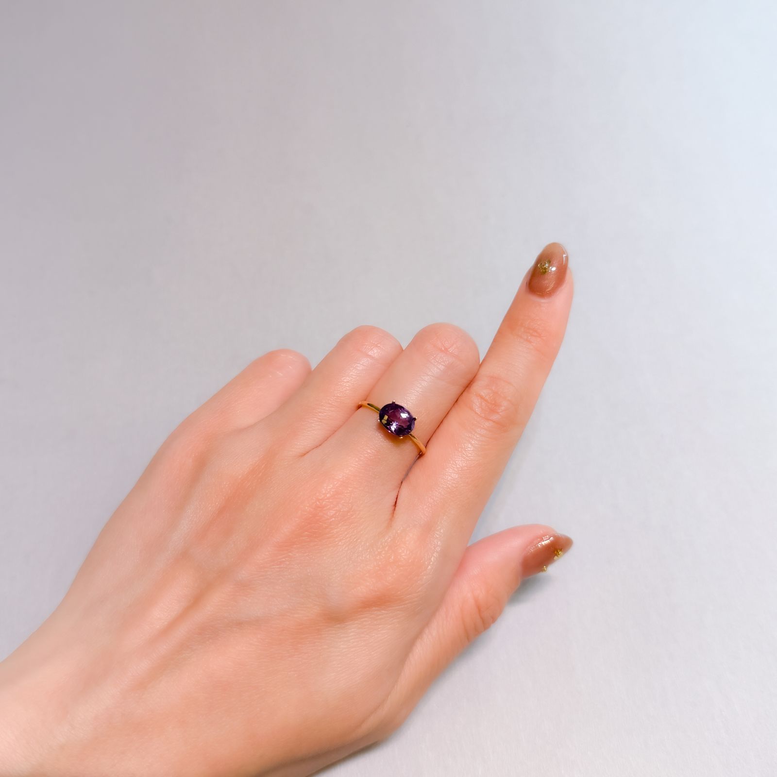 カラーシフトアメジスト ブラジル/ウルグアイ産 1.22ct [250329981]8.1x6.2mm前後