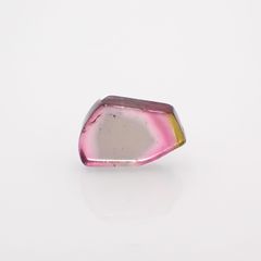 ウォーターメロントルマリン 原石スライス  ブラジル産 4.37ct[221018619]13.2x10.2mm前後