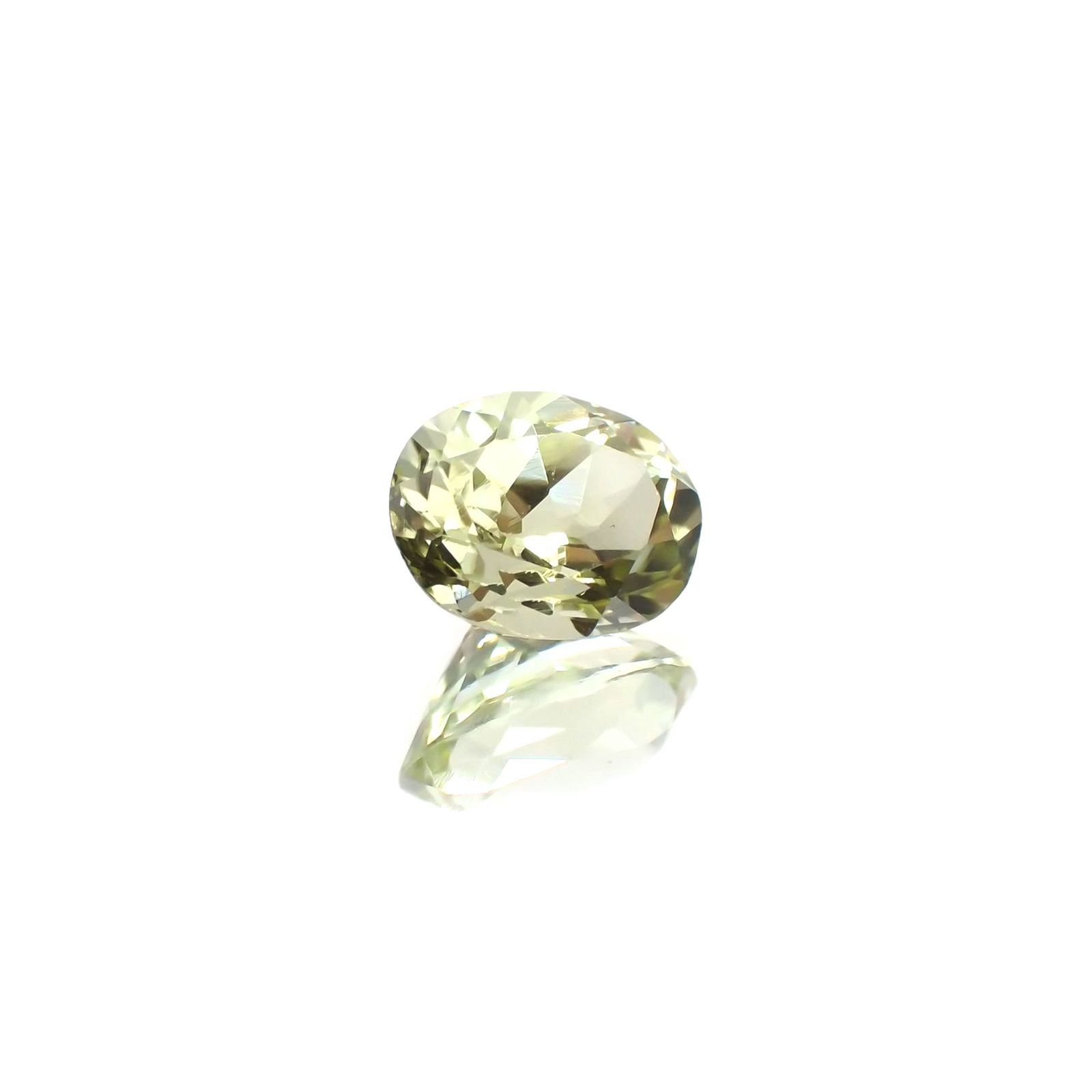 シリマナイト(宝石名シリマナイト) インド産 識別済 1.61ct / 8x6.2mm前後 [210510674]