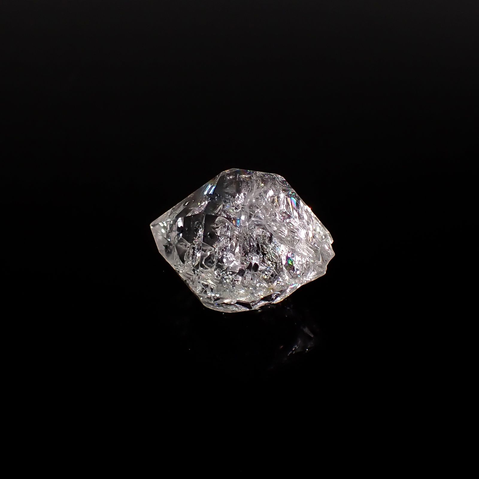 ハーキマーダイヤモンド 原石 アメリカ・ニューヨーク州産 32.09ct / 24.2x18.3mm前後 [260231771]