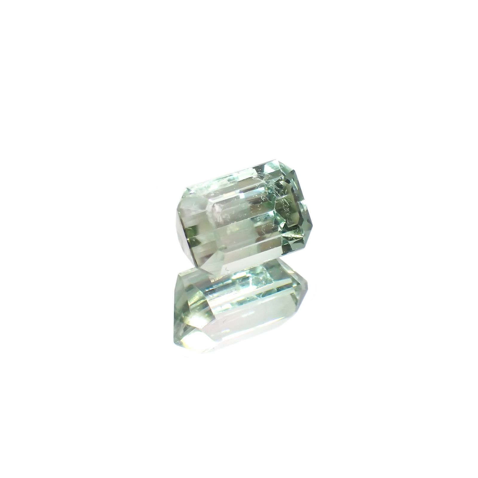 パステルカラートルマリン アフガニスタン産 1.39ct [220114263]7.3x4.9mm前後