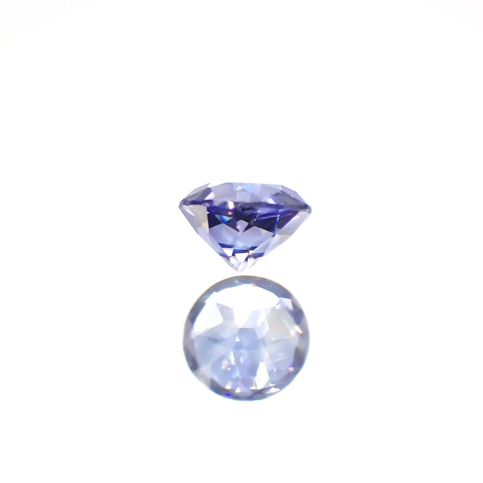 ベニトアイト(宝石名ベニトアイト) アメリカ・カリフォルニア州サンベニト産 0.174ct ソ付(彩珠)[210712171]3.3×3.3mm前後
