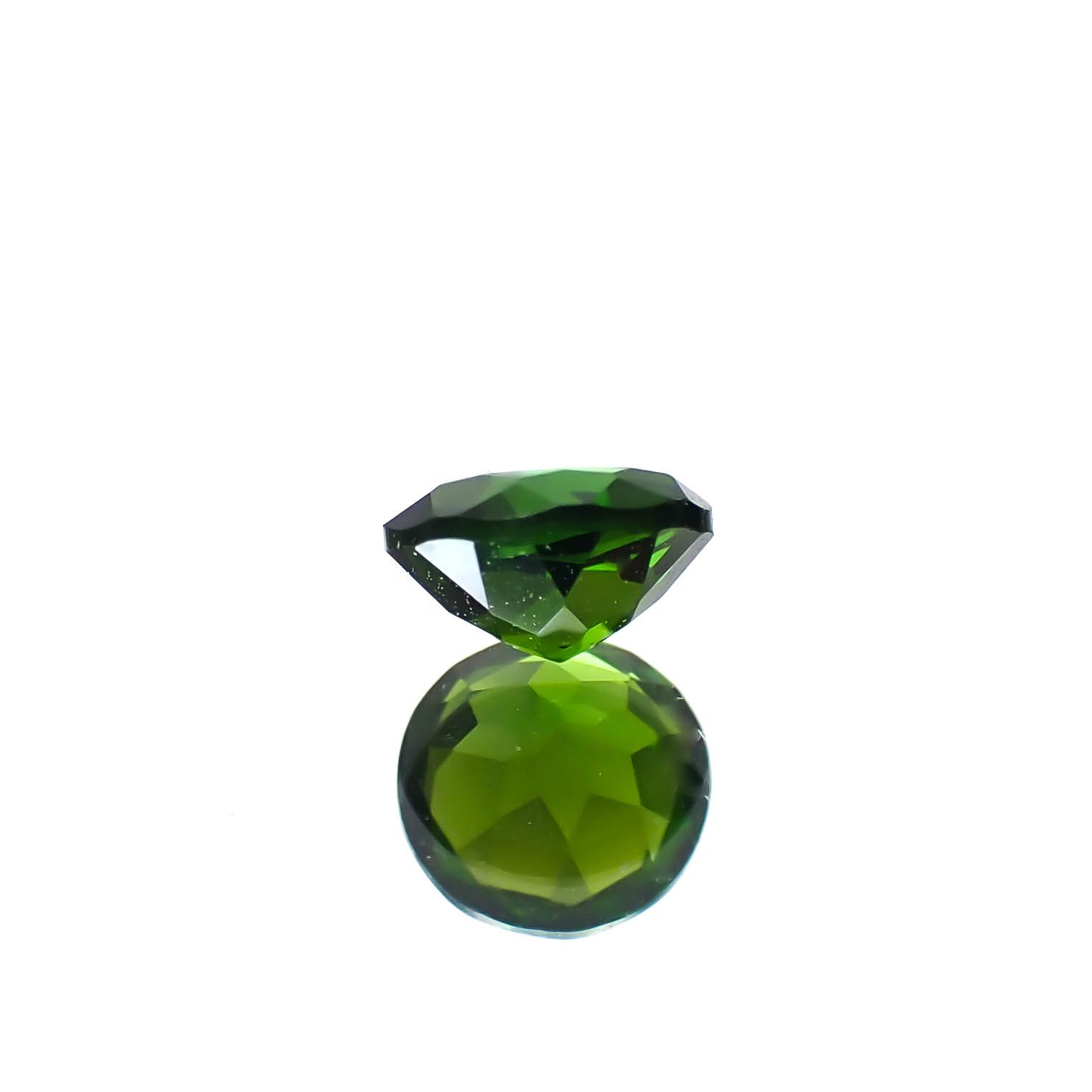クロムダイオプサイド(宝石名クロム・ダイオプサイド)ロシア産 0.52ct 識別済[250430278]5x5mm前後