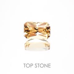 インペリアルトパーズ ブラジル産 ルース 0.6ct[20117852]6.1×3.8mm前後