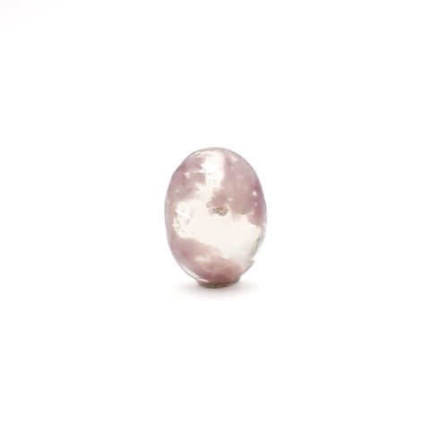 レピドライトインクォーツ ブラジル・ミナスジェライス州産 17.31ct / 19.7x14.7mm前後 [260331878]
