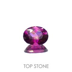 グレープガーネット(宝石名ガーネット)ブラジル産 0.86ct 識別済[220917707]6.6x5.2mm前後