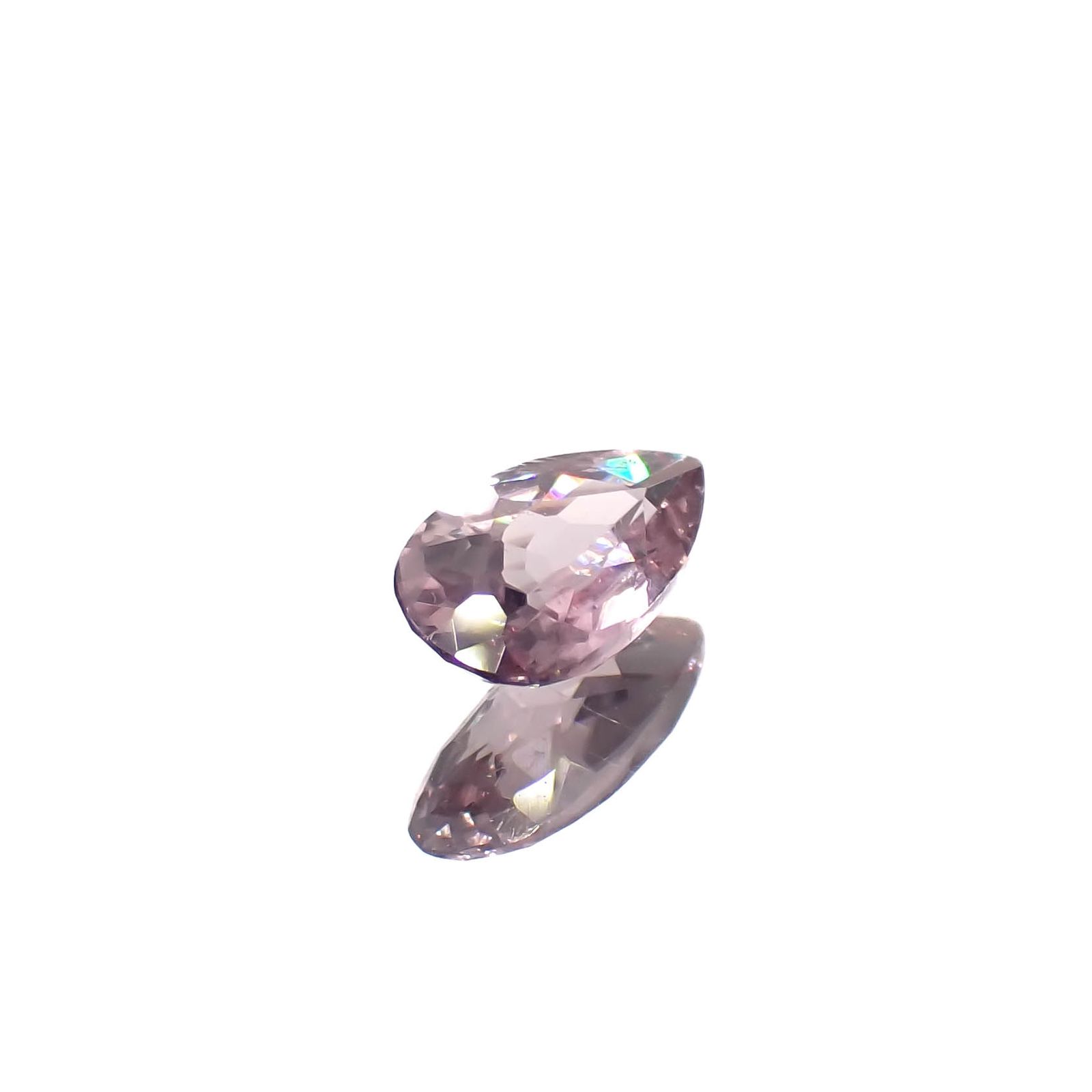 カラーシフト ピンクダイアスポア アフガニスタン産 0.67ct[240627982]8x4.2mm前後
