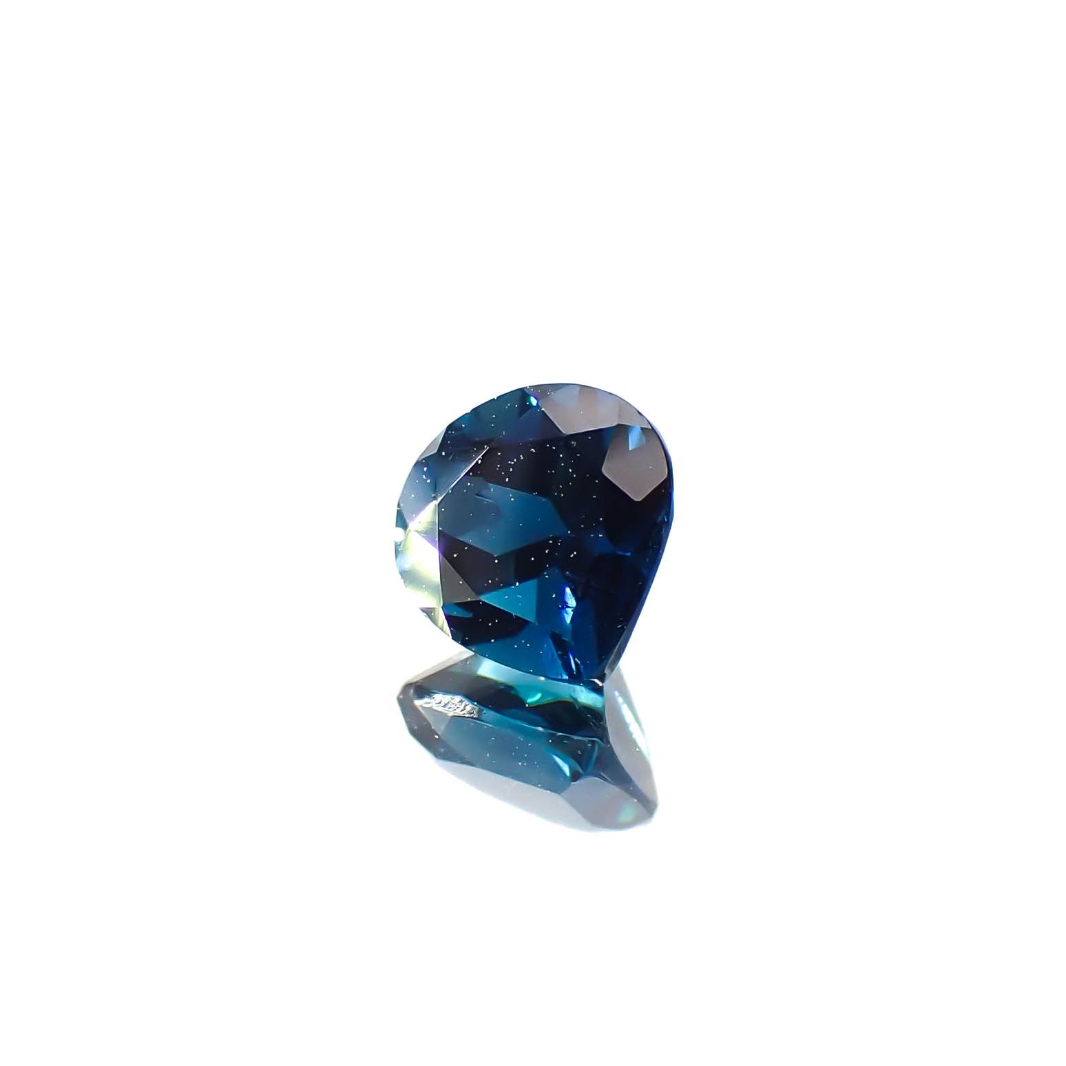 インディゴライト ブラジル産 0.52ct / 5.2x5.2mm前後 [250931099]
