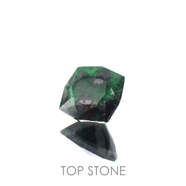 ◇カスタムカット◇モーシッシ ビルマ産 2.45ct[220717075]8.6x7.9mm前後