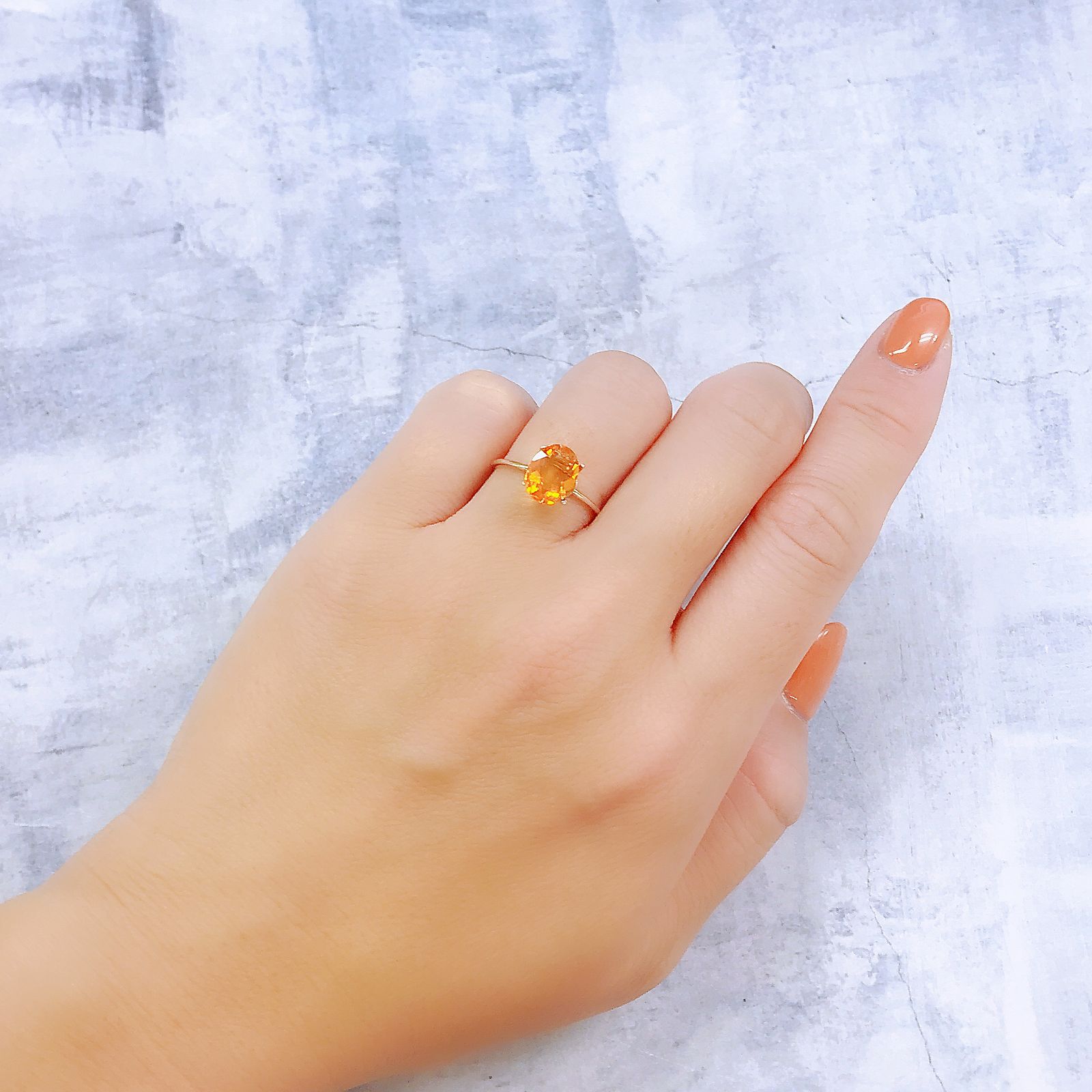 ファイヤーオパール メキシコ産 1.16ct[221018356]9x7mm前後
