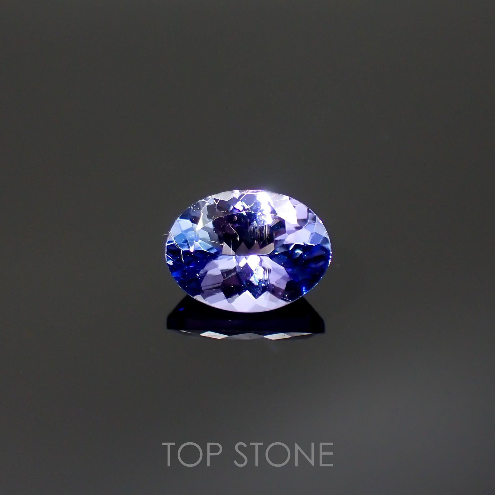 バイカラータンザナイト(宝石名ゾイサイト)タンザニア産 1.28ct 識別済[220515895]8x6mm前後