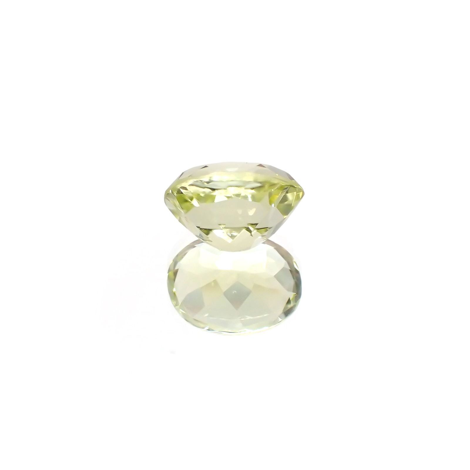 シリマナイト(宝石名シリマナイト) インド産 識別済 1.63ct / 8x6.2mm前後 [260610672]