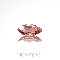 レッドラブラドライト(宝石名ラブラドライト)エチオピア産 0.43ct 識別済[221018263]8x3.6mm前後