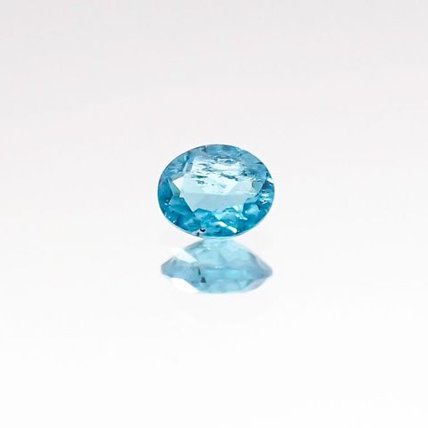 パライバトルマリン(宝石名トルマリン/別名パライバ・トルマリン) ブラジル・パライバ州バターリャ鉱山産 0.081ct 識別済[20106454]3.1×2.6mm前後