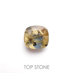 太陽ルチルクォーツ ブラジル産 15.80ct[220716732]16x15.1mm前後