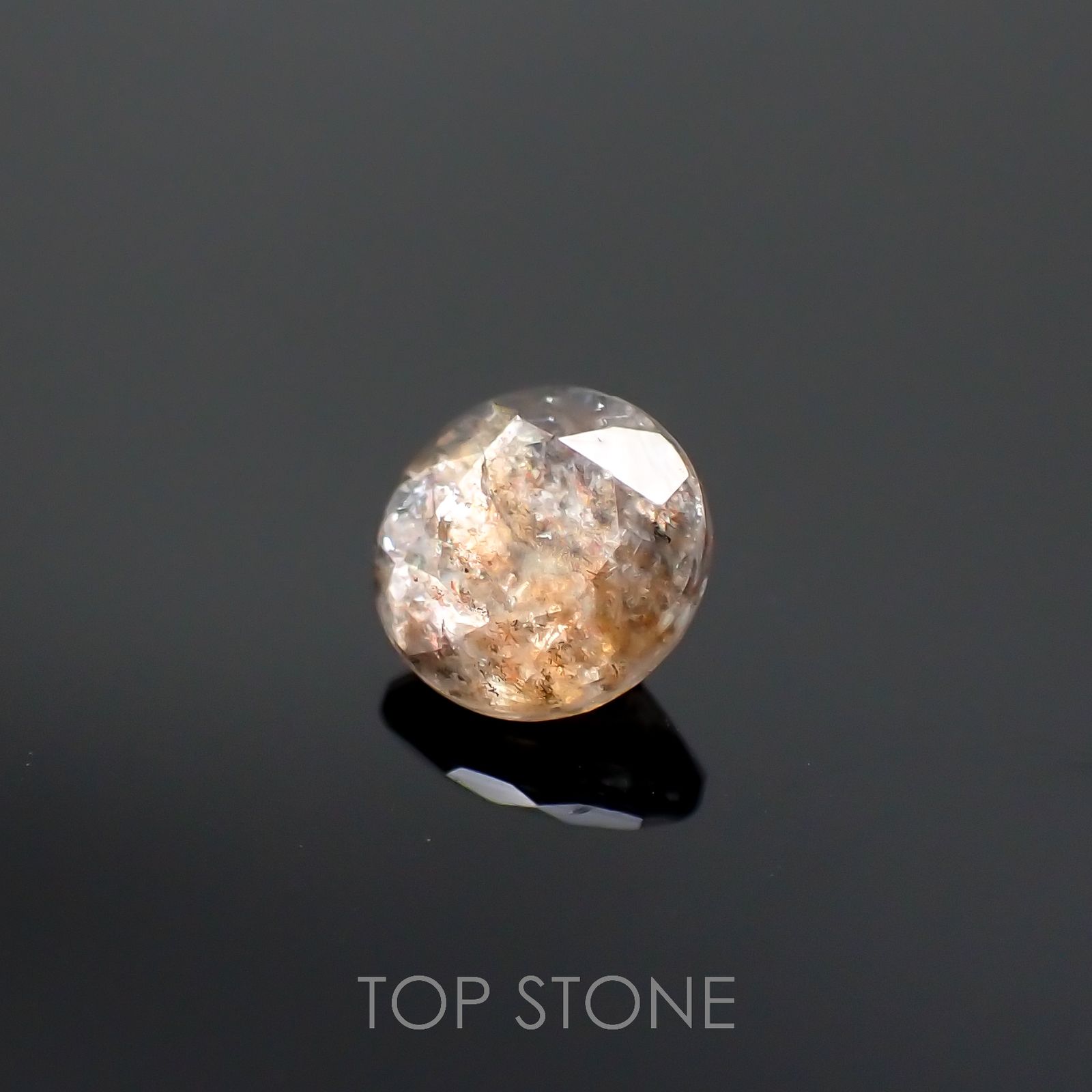 アベンチュリンアクアマリン ナイジェリア産 0.45ct[221018368]5.2x5.2mm前後