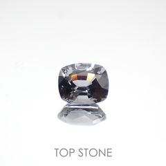 プラチナスピネル ビルマ産 ルース 0.8ct[210611369]6×4.9mm前後