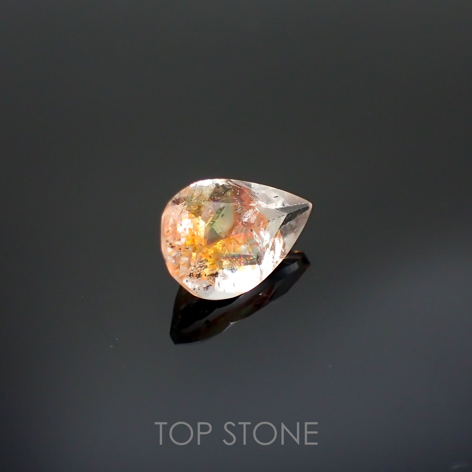 オーロラクォーツ ブラジル・ミナスジェライス産 1.89ct[220114367]10.8x7.2mm前後