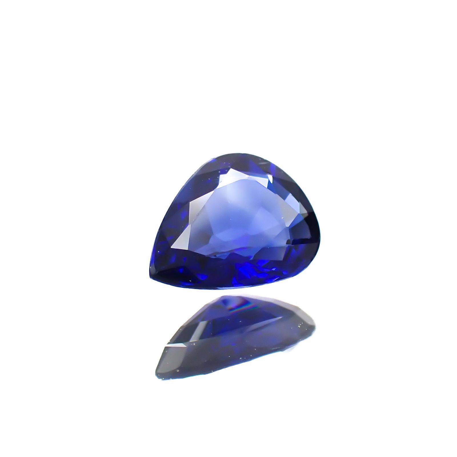 サファイア(宝石名サファイア)スリランカ/マダガスカル産 0.80ct 識別済[220917641]6.9x5.4mm前後