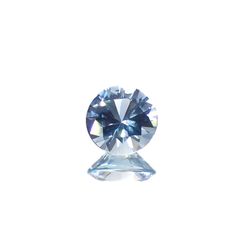 アクアマリン(宝石名アクアマリン)モザンビーク産 0.30ct 識別済[230421761]4.6x4.6mm前後