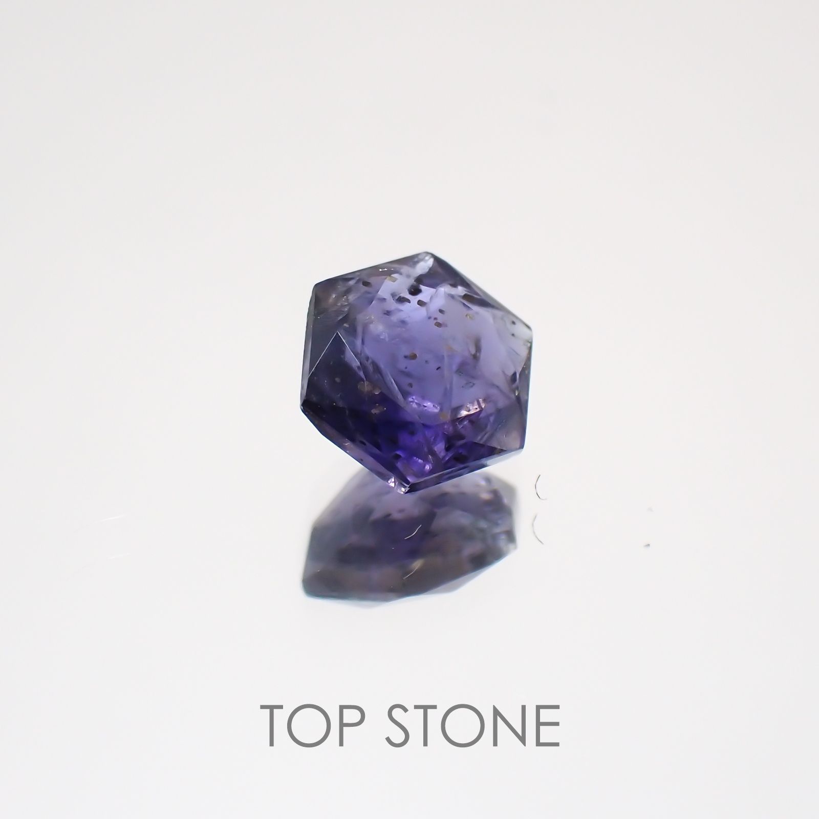 アイオライトサンストーン ブラジル産 ルース 0.5ct[21059242]5.5×5.5mm前後