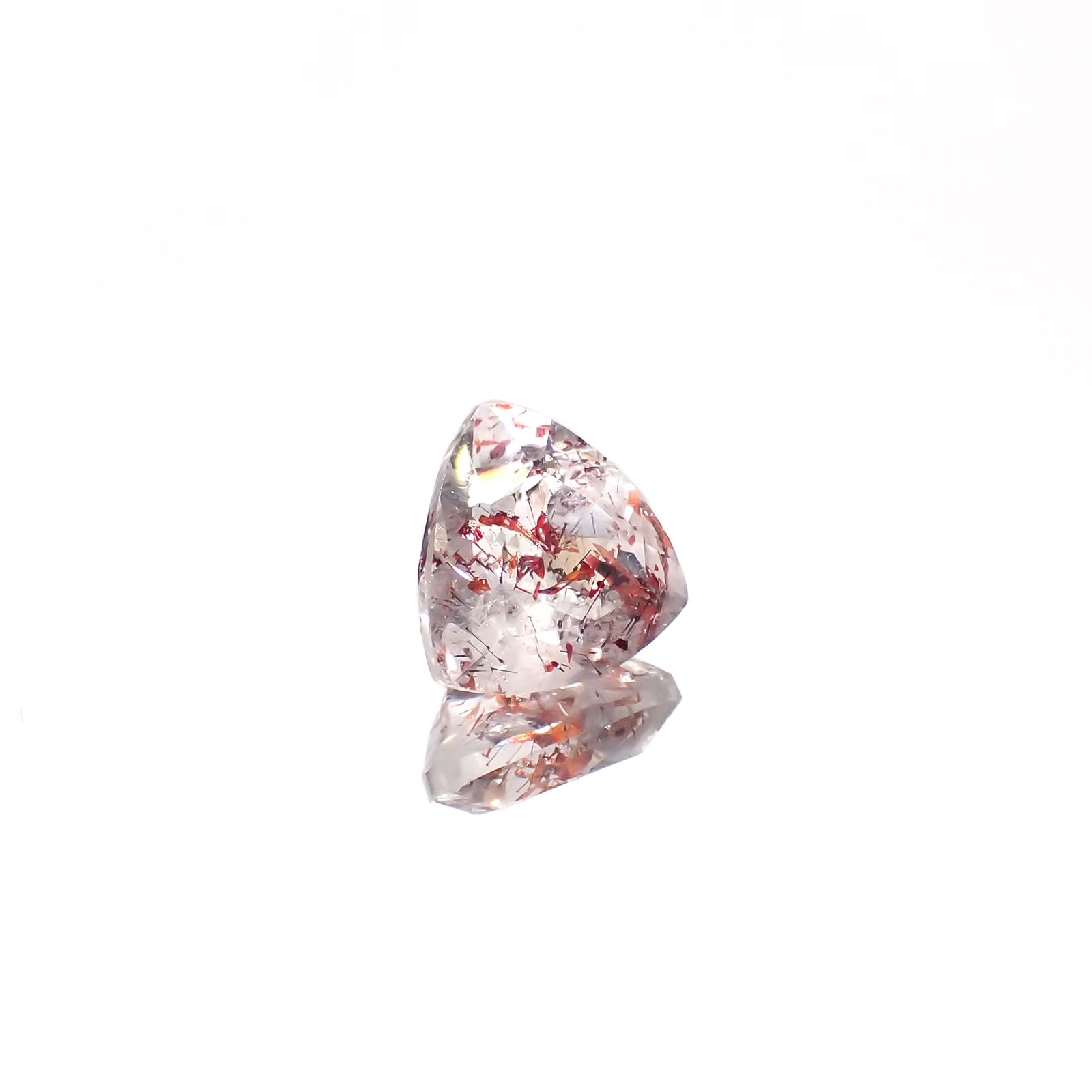 ファイヤークォーツ ナイジェリア産 1.55ct[240326721]7.7x7.7mm前後