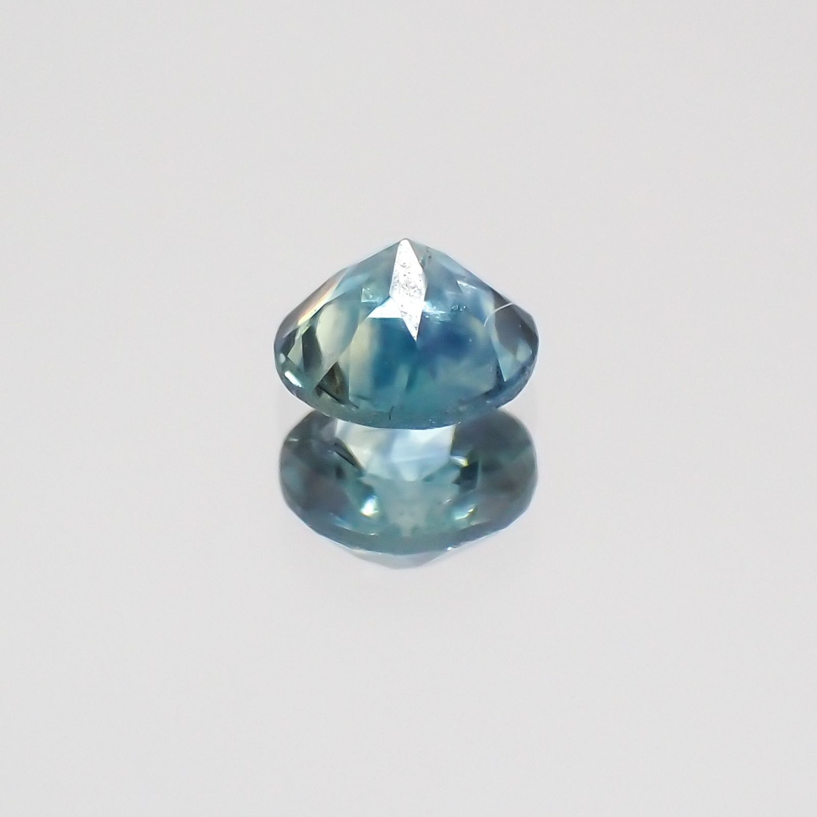 モンタナサファイア アメリカ産 ルース 0.24ct[21039902]3.4×3.4mm前後