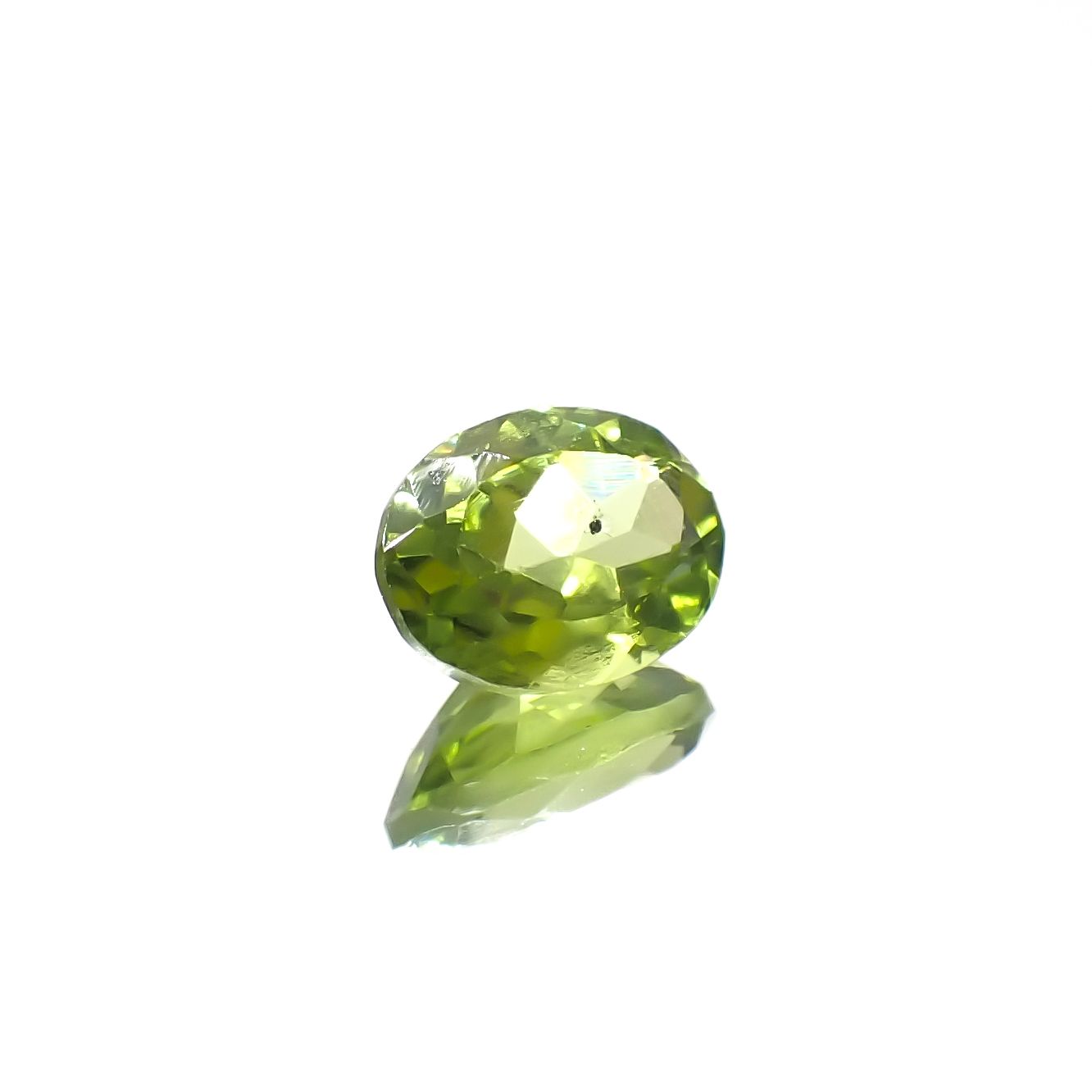 ブラックリリーパッドペリドット アメリカ・アリゾナ州産 1.49ct[231224612]8x6.1mm前後