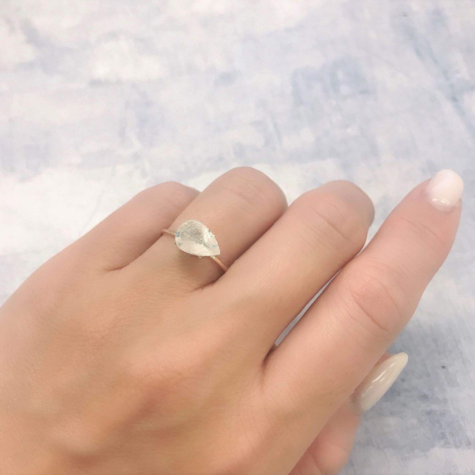 パライバクォーツ ブラジル産 1.66ct[220616620]10.1x6.9mm前後