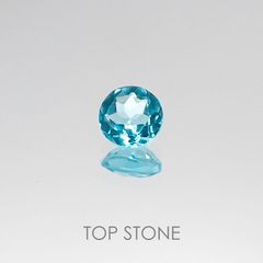 <ランダムセレクト1個販売> アパタイト ラウンドカット ブラジル産 0.25ct前後[20074206-PAC]4×4mm前後