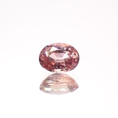 パパラチャサファイア 非加熱(宝石名サファイア/別名パパラチャ・サファイア)スリランカ産 0.22ct GIA鑑付[230521937]4x3.02mm前後