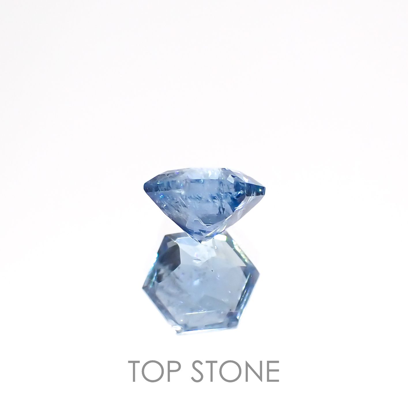 ◇ヘキサゴンカット◇サンタマリアアクアマリン ブラジル産 0.43ct[230119919]4.7x4.6mm前後