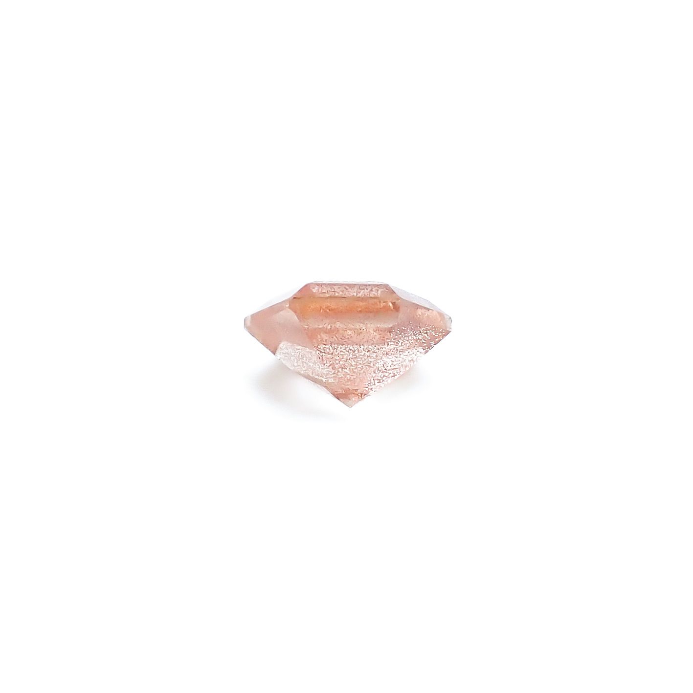 ◇ヘキサゴンカット◇オレゴンサンストーン アメリカ・オレゴン州産 0.65ct / 5.5x5.5mm前後 [260732644]