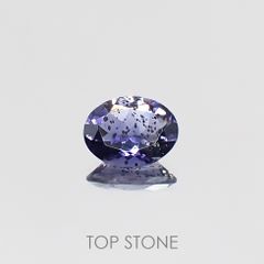 アイオライトサンストーン(宝石名アベンチュリン・アイオライト) インド/ブラジル産 0.89ct 識別済[210611100]7.8×6.1mm前後